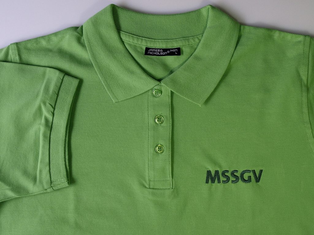 Grünes Poloshirt MSSGV